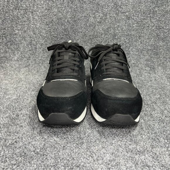 Reebok Harman Work Shoes Men's Size 12 Black Suede Retro Compostite‎ Toe Safety - Picture 2 of 11